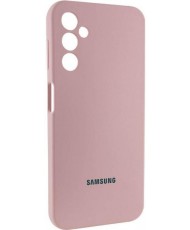 Чохол Silicone Cover Lakshmi Full Camera (AAA) with Logo для Samsung Galaxy A15 4G/5G / M15 5G Pink Sand