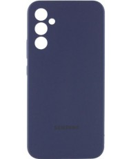 Чехол Silicone Cover Lakshmi Full Camera (AAA) with Logo для Samsung Galaxy A54 5G Midnight Blue