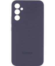 Чохол Silicone Cover Lakshmi Full Camera (AAA) with Logo для Samsung Galaxy A35 Dark Gray