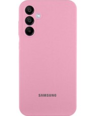 Чохол Silicone Cover Lakshmi Full Camera (AAA) with Logo для Samsung Galaxy A55 Light Pink