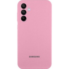 Чохол Silicone Cover Lakshmi Full Camera (AAA) with Logo для Samsung Galaxy A55 Light Pink