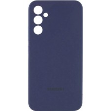 Чохол Silicone Cover Lakshmi Full Camera (AAA) with Logo для Samsung Galaxy A35 Midnight Blue