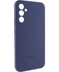 Чехол Silicone Cover Lakshmi Full Camera (AAA) with Logo для Samsung Galaxy A55 Midnight Blue