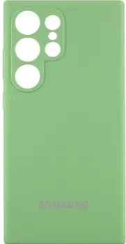 Чохол Silicone Cover Lakshmi Full Camera (AAA) with Logo для Samsung Galaxy S24 Ultra Mint