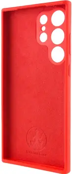 Чехол Silicone Cover Lakshmi Full Camera (AAA) для Samsung Galaxy S23 Ultra Red