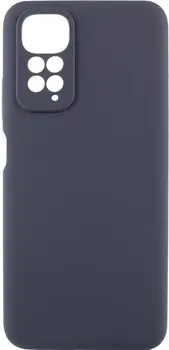 Чехол Silicone Cover Lakshmi Full Camera (AAA) для Xiaomi Redmi Note 11 (Global) / Note 11S Dark Gray