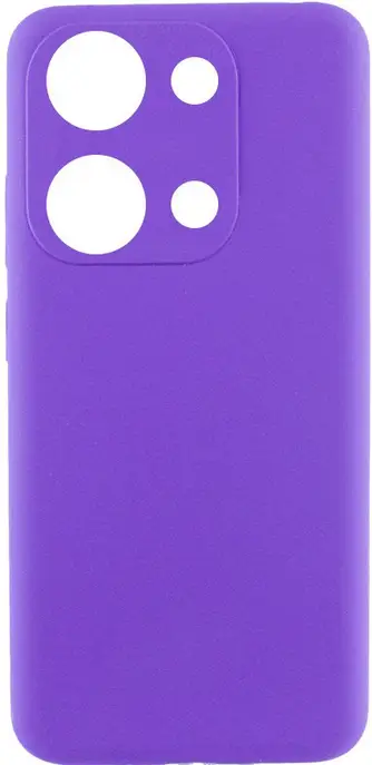 Чохол Silicone Cover Lakshmi Full Camera (AAA) для Xiaomi Redmi Note 13 4G Amethyst