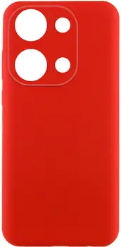 Чехол Silicone Cover Lakshmi Full Camera (AAA) для Xiaomi Redmi Note 13 4G Red