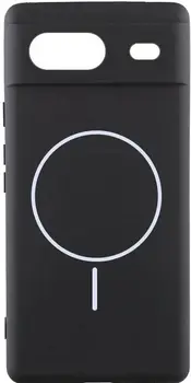 Чехол Silicone Cover Lakshmi Full Camera (AA) with MagFit для Google Pixel 7 Black