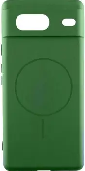 Чехол Silicone Cover Lakshmi Full Camera (AA) with MagFit для Google Pixel 7 Dark Green