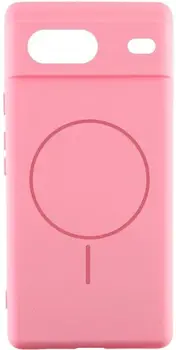 Чохол Silicone Cover Lakshmi Full Camera (AA) with MagFit для Google Pixel 7 Light Pink