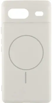 Чехол Silicone Cover Lakshmi Full Camera (AA) with MagFit для Google Pixel 7 White