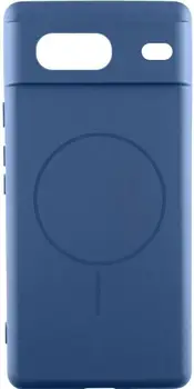 Чохол Silicone Cover Lakshmi Full Camera (AA) with MagFit для Google Pixel 8 Navy Blue