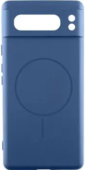 Чохол Silicone Cover Lakshmi Full Camera (AA) with MagFit для Google Pixel 8 Pro Navy Blue