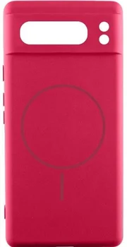 Чохол Silicone Cover Lakshmi Full Camera (AA) with MagFit для Google Pixel 8 Pro Rose Red