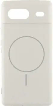 Чохол Silicone Cover Lakshmi Full Camera (AA) with MagFit для Google Pixel 8 White