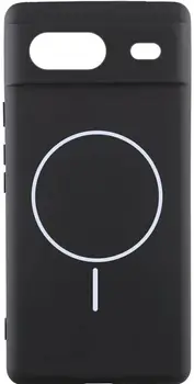 Чохол Silicone Cover Lakshmi Full Camera (AA) with MagFit для Google Pixel 8a Black