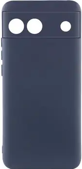 Чехол Silicone Cover Lakshmi Full Camera (A) для Google Pixel 6a Midnight Blue