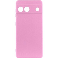 Чохол Silicone Cover Lakshmi Full Camera (A) для Google Pixel 6a Pink