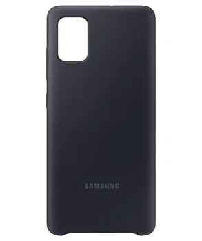 Чехол Silicone Cover Samsung A51 (A515) Black (EF-PA515TBEGRU)