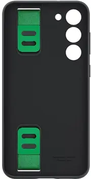 Чехол Silicone Grip Case Samsung Galaxy S23 Plus Black (EF-GS916TBEGRU)