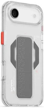 Чехол Skinarma Haxa Mag-Charge + Grip-Stand iPhone 17 Air Clear (SK-2025IP6.6-HAXA-CLR)