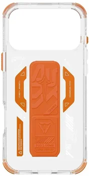 Чехол Skinarma Helio Mag-Charge + Grip-Stand iPhone 17 Pro Orange (SK-2025IPP6.3-HELIO-ORG)