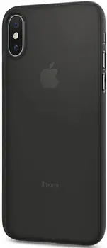 Чехол Spigen Case Air Skin for iPhone X Black (057CS22114)