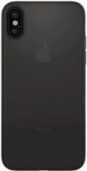 Чехол Spigen Case Air Skin for iPhone X Black (057CS22114)