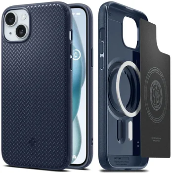 Чохол Spigen Mag Armor Apple iPhone 15 Navy Blue (ACS06816)