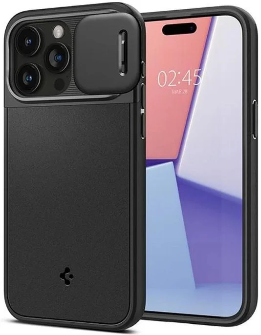 Чохол Spigen Optik Armor with MagFit Apple iPhone 15 Pro Black (ACS06738)