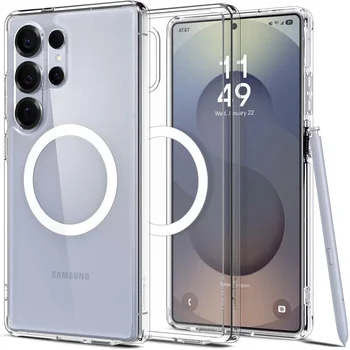 Чохол Spigen Samsung Galaxy S25 Ultra Ultra Hybrid MagSafe Clear White (ACS08956)