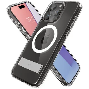 Чехол Spigen Slim Armor Essential S with MagFit Apple iPhone 15 Pro Crystal Clear (ACS06477)