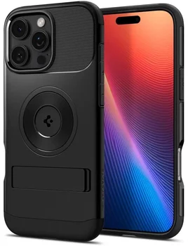 Чохол Spigen Slim Armor with MagFit Apple iPhone 16 Pro Black (ACS08164)