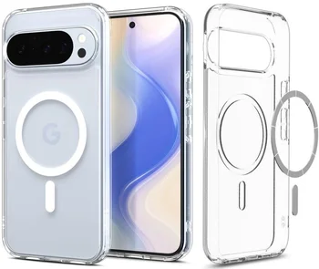 Чохол Spigen Ultra Hybrid MagFit Google Pixel 10/10 Pro Clear White (ACS09702)