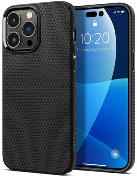 Чохол Spigen iPhone 14 Pro Liquid Air Case Matte Black (ACS04957)