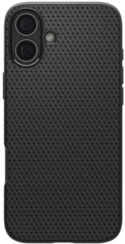 Чехол Spigen iPhone 16 Plus Liquid Air Matte Black (ACS08066)