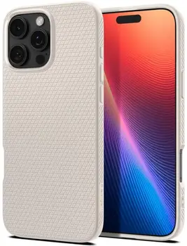 Чохол Spigen iPhone 16 Pro Liquid Air Case Natural Titanium (ACS08120)