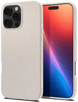 Чохол Spigen iPhone 16 Pro Max Liquid Air Case Natural Titanium (ACS07991)