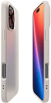Чохол Spigen iPhone 16 Pro Max Liquid Air Case Natural Titanium (ACS07991)