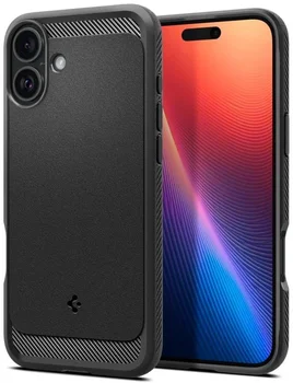 Чехол Spigen iPhone 16 Rugged Armor with MagFit Matte Black (ACS08214)