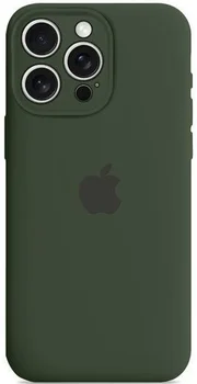 Чохол Square Full Silicone Case Close Camera iPhone 13 Pro Hunter Green
