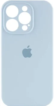 Чохол Square Full Silicone Case Close Camera iPhone 13 Pro Sea Foam