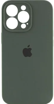 Чехол Square Full Silicone Case Close Camera iPhone 14 Pro Max Khaki