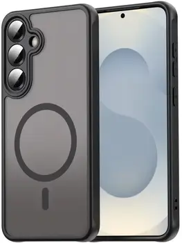 Чехол TPU Bloom with MagSafe для Samsung Galaxy S24 FE Black