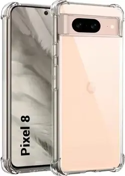 Чохол TPU GETMAN Ease logo Full Camera для Google Pixel 8 Transparent