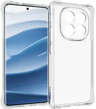 Чохол TPU GETMAN Ease logo Full Camera для Xiaomi Poco X7 Transparent