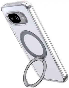 Чехол TPU+PC Aura Fold для Google Pixel 9a Transparent