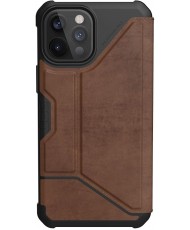 Чохол URBAN ARMOR GEAR iPhone 12 Pro Max Metropolis Leather Brown (112366118380) (UA)