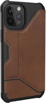 Чехол URBAN ARMOR GEAR iPhone 12 Pro Max Metropolis Leather Brown (112366118380) (UA)